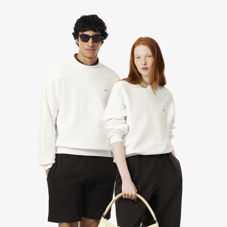 Хлопковый свитшот Lacoste Loose Fit Unisex Хлопковый свитшот Lacoste Loose Fit Unisex