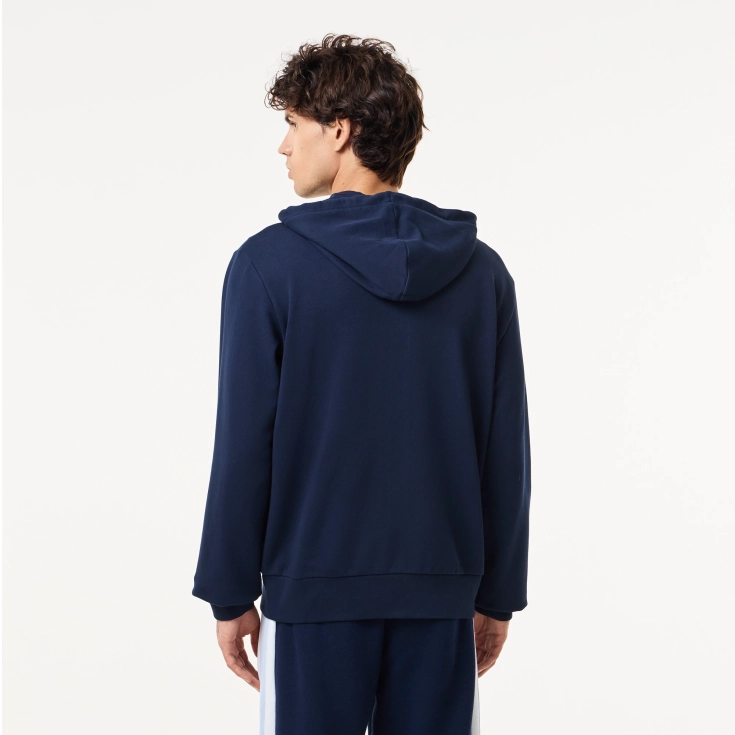 Мужская флисовая толстовка Lacoste на молнии Мужская флисовая толстовка Lacoste на молнии