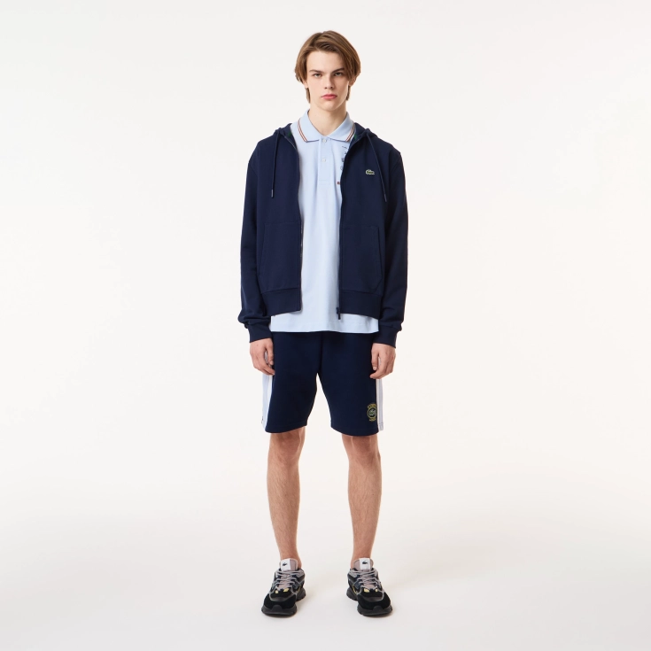 Мужская флисовая толстовка Lacoste на молнии Мужская флисовая толстовка Lacoste на молнии