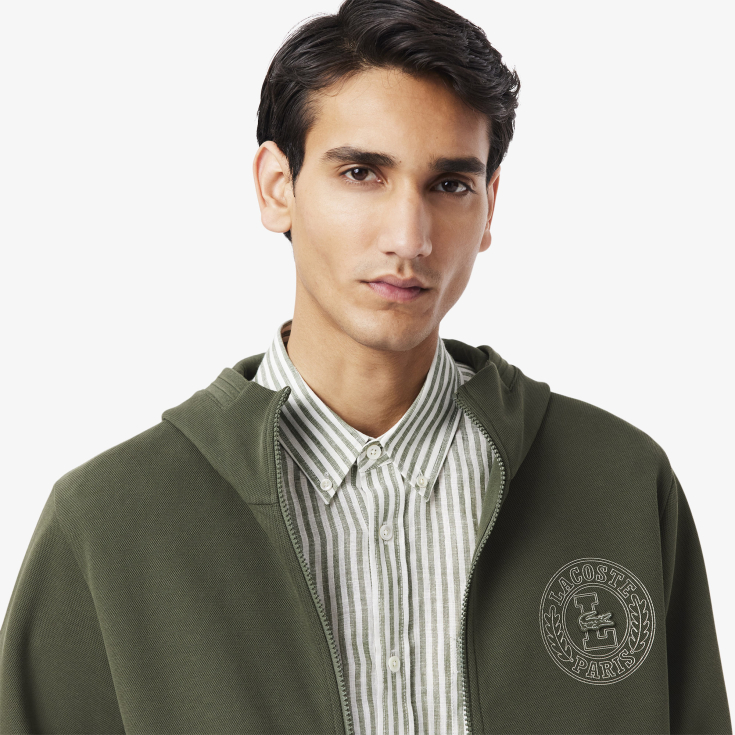 Мужская толстовка Lacoste из смеси органического хлопка Мужская толстовка Lacoste из смеси органического хлопка