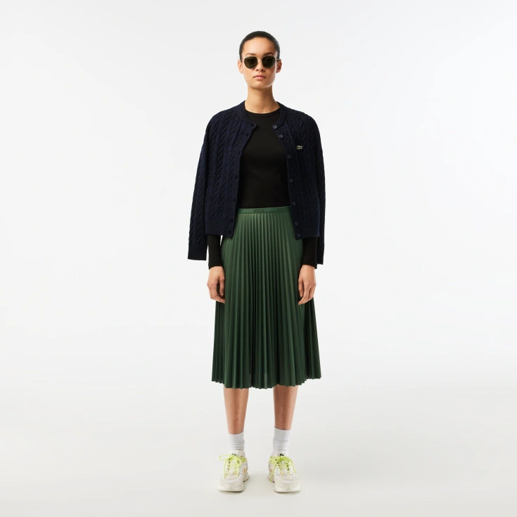 Женская футболка Lacoste Slim Fit с длинными рукавами Женская футболка Lacoste Slim Fit с длинными рукавами