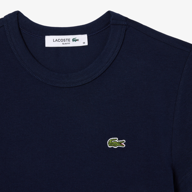 Женская хлопковая футболка Lacoste Relaxed Fit Женская хлопковая футболка Lacoste Relaxed Fit