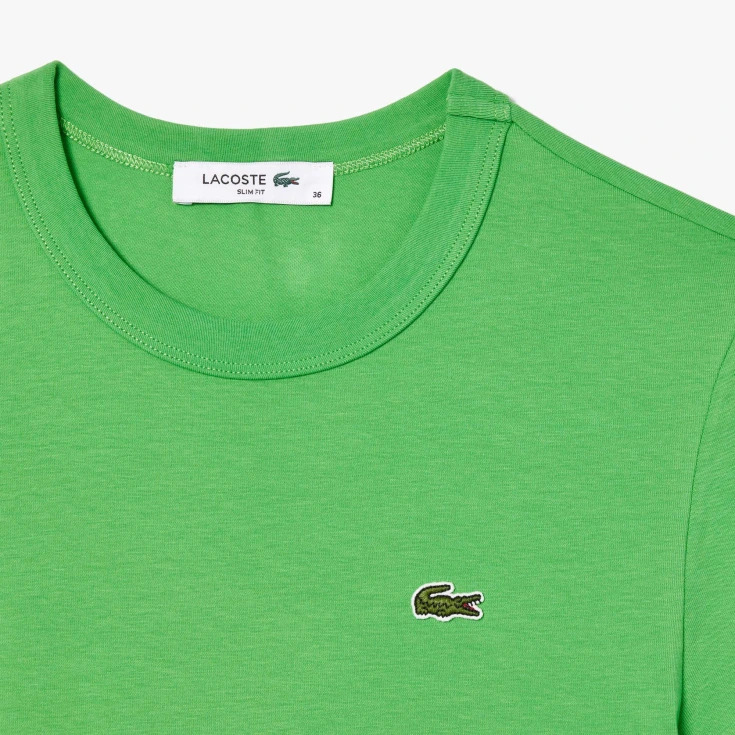 Женская хлопковая футболка Lacoste Relaxed Fit Женская хлопковая футболка Lacoste Relaxed Fit