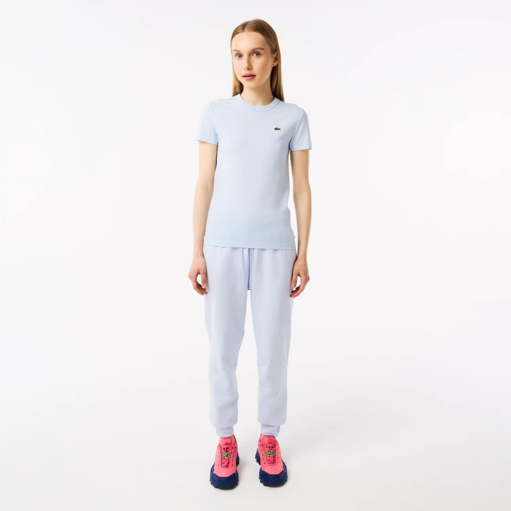 Женская хлопковая футболка Lacoste Relaxed Fit Женская хлопковая футболка Lacoste Relaxed Fit