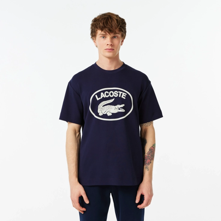 Мужская футболка Lacoste Loose Fit Мужская футболка Lacoste Loose Fit