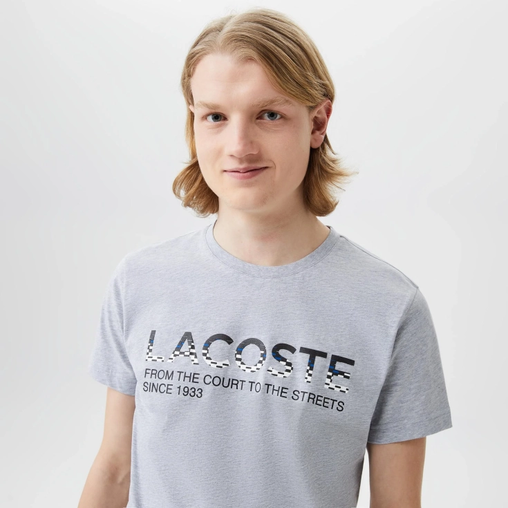 Мужская футболка Lacoste Regular Fit Мужская футболка Lacoste Regular Fit