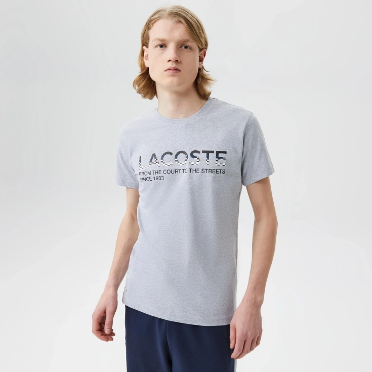 Мужская футболка Lacoste Regular Fit Мужская футболка Lacoste Regular Fit
