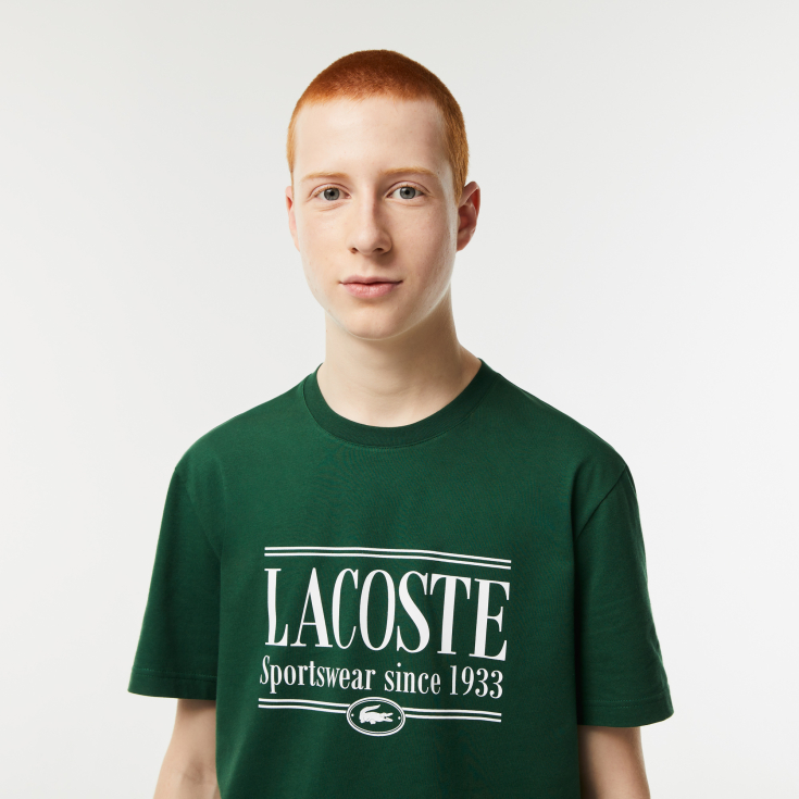 Мужская футболка Lacoste Regular Fit Мужская футболка Lacoste Regular Fit