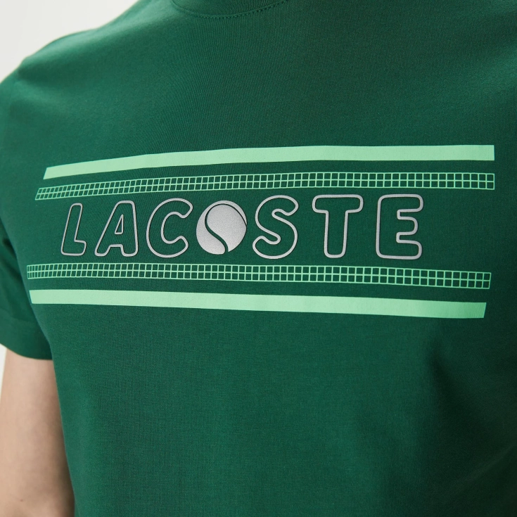 Мужская Футболка Lacoste из хлопка Мужская Футболка Lacoste из хлопка