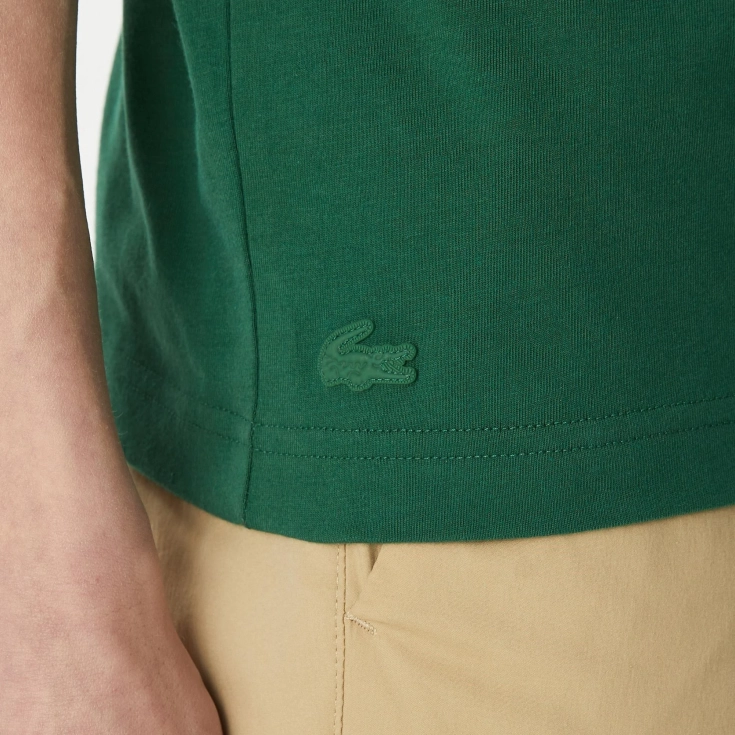 Мужская Футболка Lacoste из хлопка Мужская Футболка Lacoste из хлопка