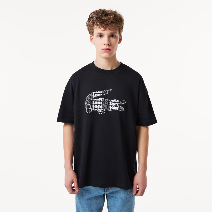 Мужская хлопковая футболка Lacoste Мужская хлопковая футболка Lacoste