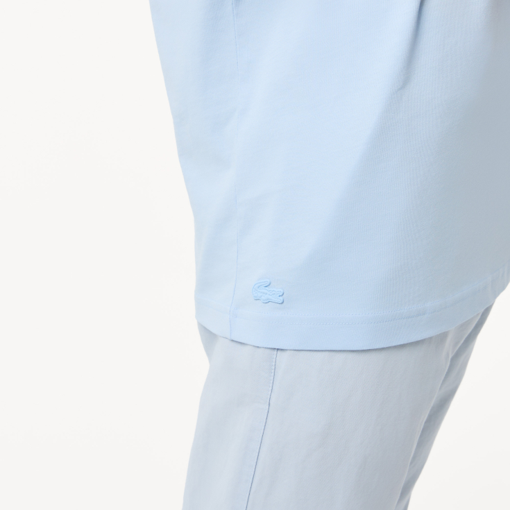 Мужская хлопковая Футболка Lacoste Мужская хлопковая Футболка Lacoste