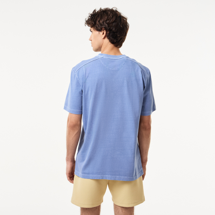 Мужская хлопковая футболка Lacoste Мужская хлопковая футболка Lacoste