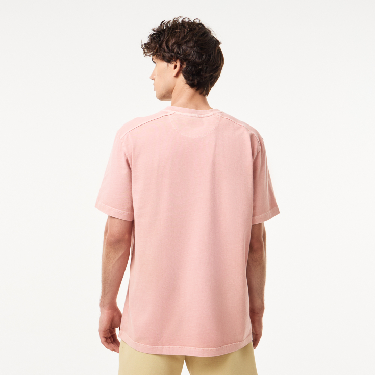 Мужская хлопковая футболка Lacoste Мужская хлопковая футболка Lacoste