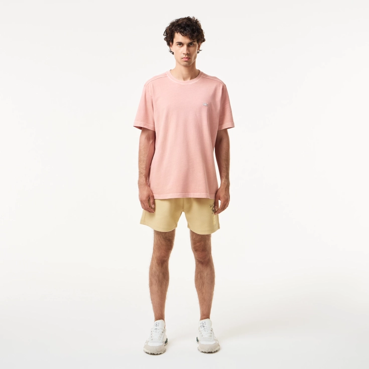 Мужская хлопковая футболка Lacoste Мужская хлопковая футболка Lacoste