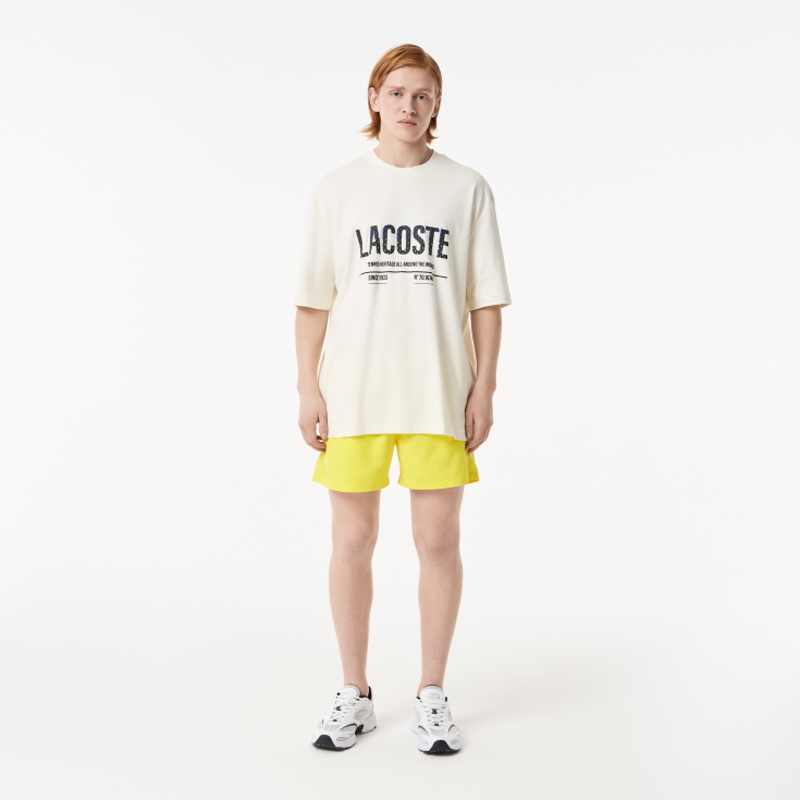 Мужская Футболка Lacoste из хлопка Мужская Футболка Lacoste из хлопка