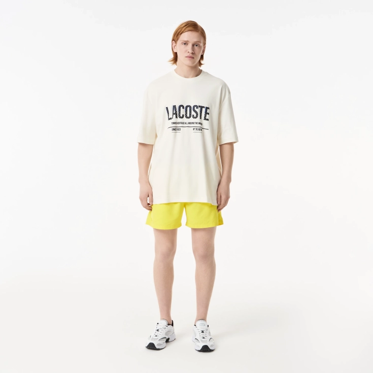 Мужская Футболка Lacoste из хлопка Мужская Футболка Lacoste из хлопка