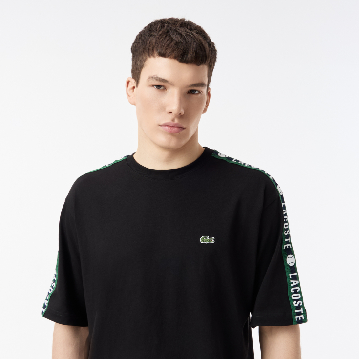 Мужская футболка Lacoste из хлопка Мужская футболка Lacoste из хлопка