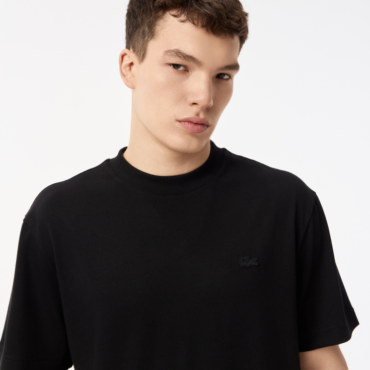 Мужская Футболка Lacoste из смеси хлопка Мужская Футболка Lacoste из смеси хлопка