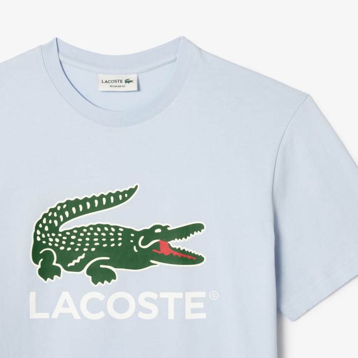 Мужская хлопковая футболка Lacoste Мужская хлопковая футболка Lacoste