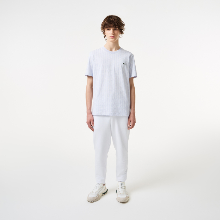 Мужская Футболка Lacoste из эластичного хлопка Мужская Футболка Lacoste из эластичного хлопка