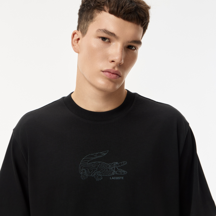 Мужская футболка Lacoste OVERSIZE FIT из органического хлопка Мужская футболка Lacoste OVERSIZE FIT из органического хлопка