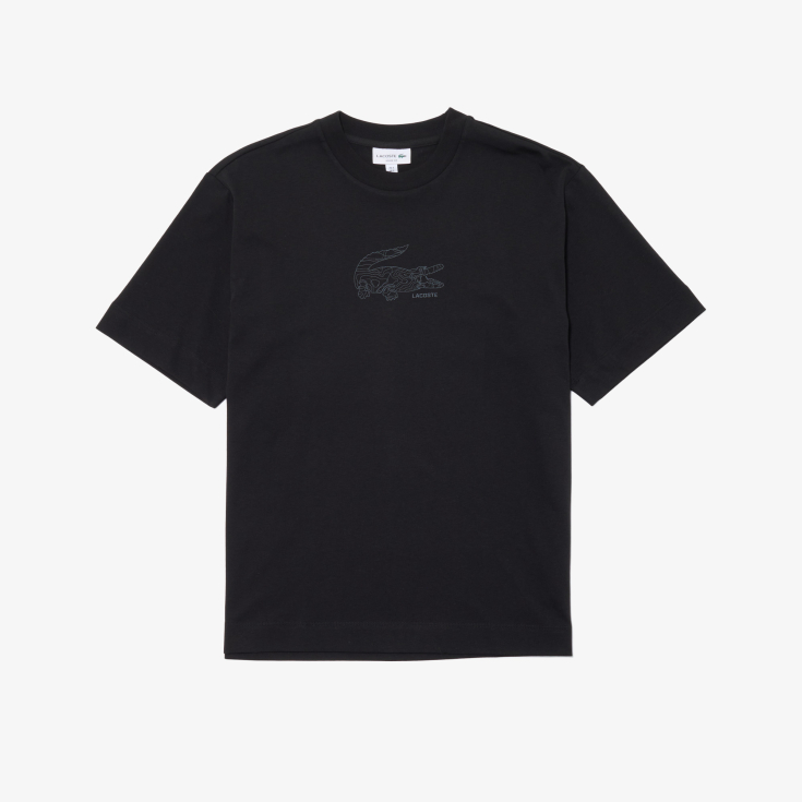 Мужская футболка Lacoste OVERSIZE FIT из органического хлопка Мужская футболка Lacoste OVERSIZE FIT из органического хлопка