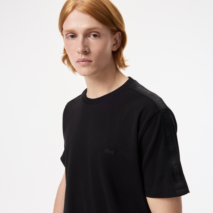 Мужская футболка Lacoste из хлопка Мужская футболка Lacoste из хлопка