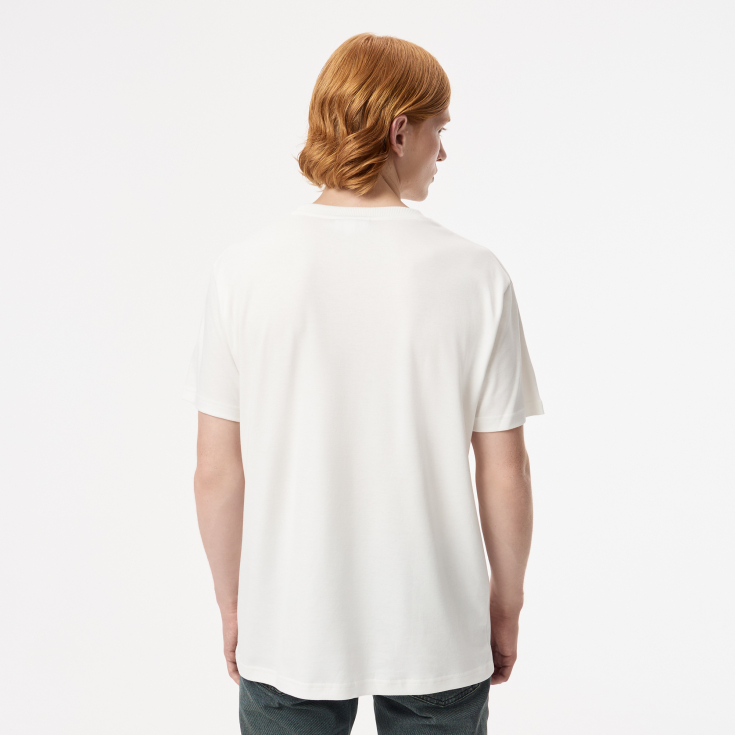 Мужская футболка Lacoste из хлопка Мужская футболка Lacoste из хлопка