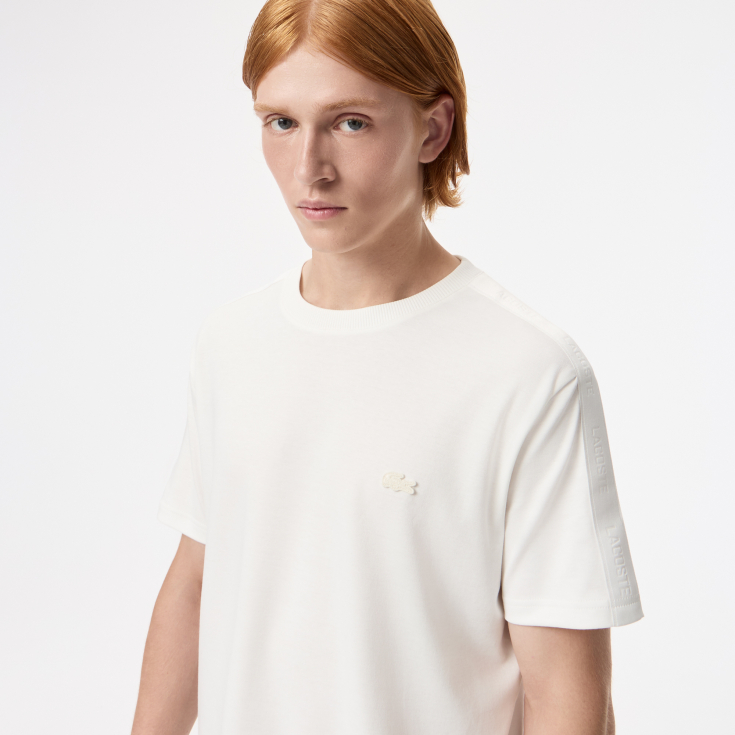 Мужская футболка Lacoste из хлопка Мужская футболка Lacoste из хлопка