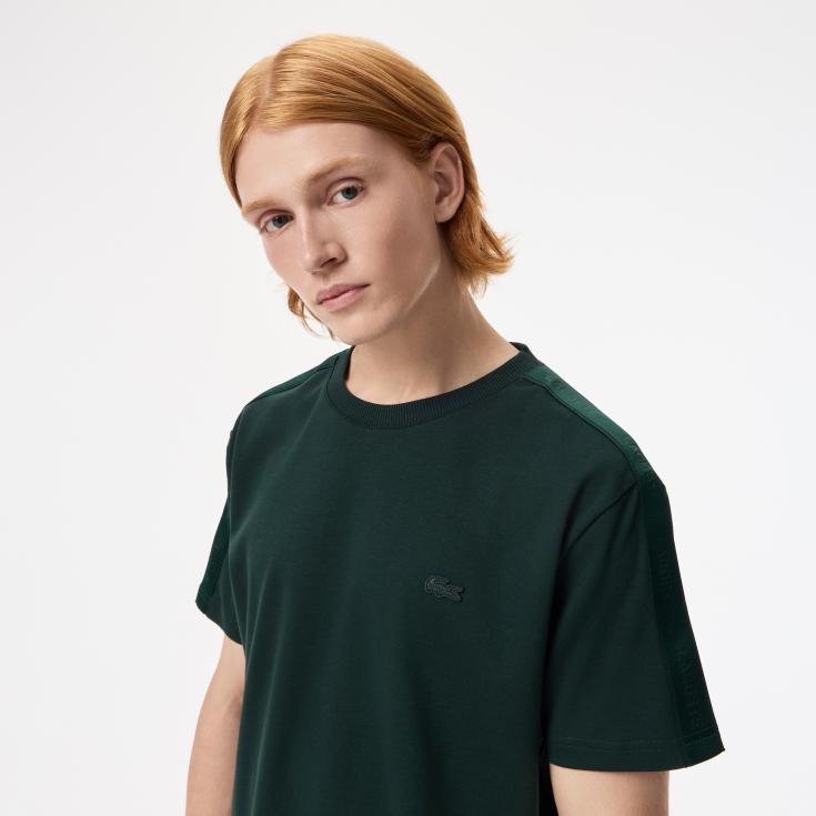 Мужская футболка Lacoste из хлопка Мужская футболка Lacoste из хлопка