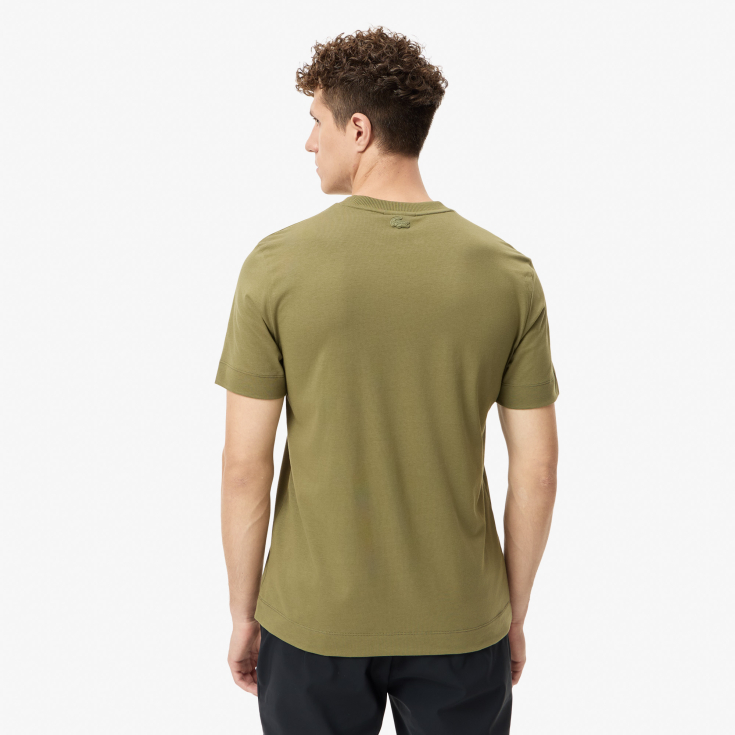 Мужская хлопковая футболка Lacoste REGULAR FIT Мужская хлопковая футболка Lacoste REGULAR FIT