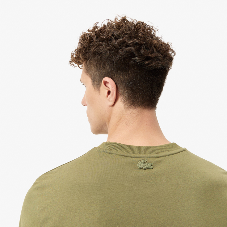 Мужская хлопковая футболка Lacoste REGULAR FIT Мужская хлопковая футболка Lacoste REGULAR FIT