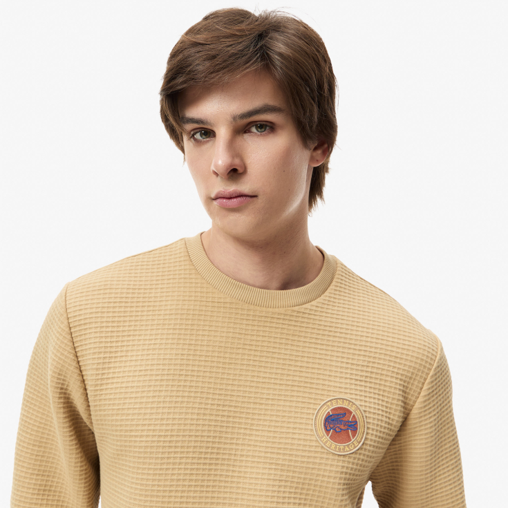 Мужской лонгслив Lacoste Tennis Heritage Regular Fit Мужской лонгслив Lacoste Tennis Heritage Regular Fit