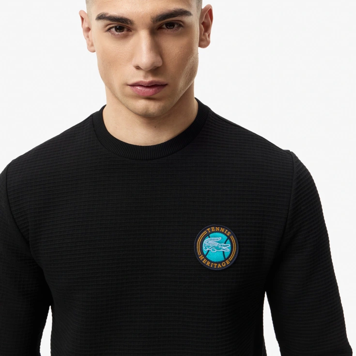 Мужской лонгслив Lacoste Tennis Heritage Regular Fit Мужской лонгслив Lacoste Tennis Heritage Regular Fit