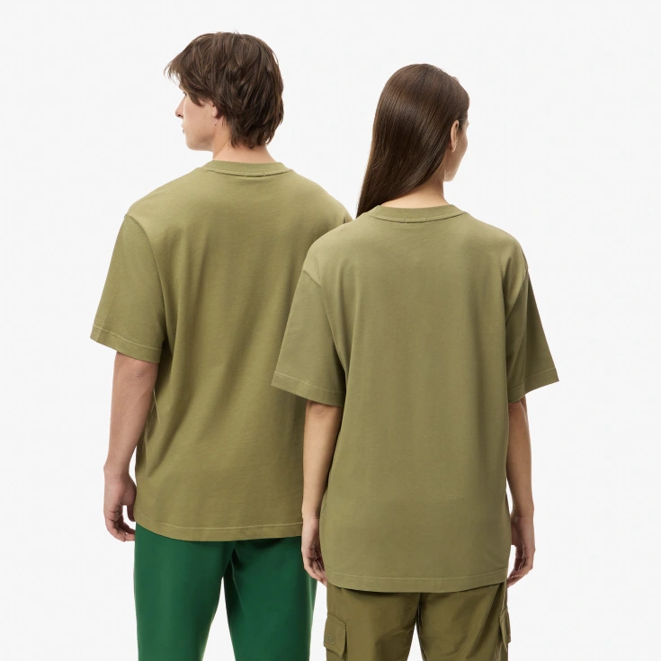 Футболка Lacoste Unisex из плотного хлопка Футболка Lacoste Unisex из плотного хлопка