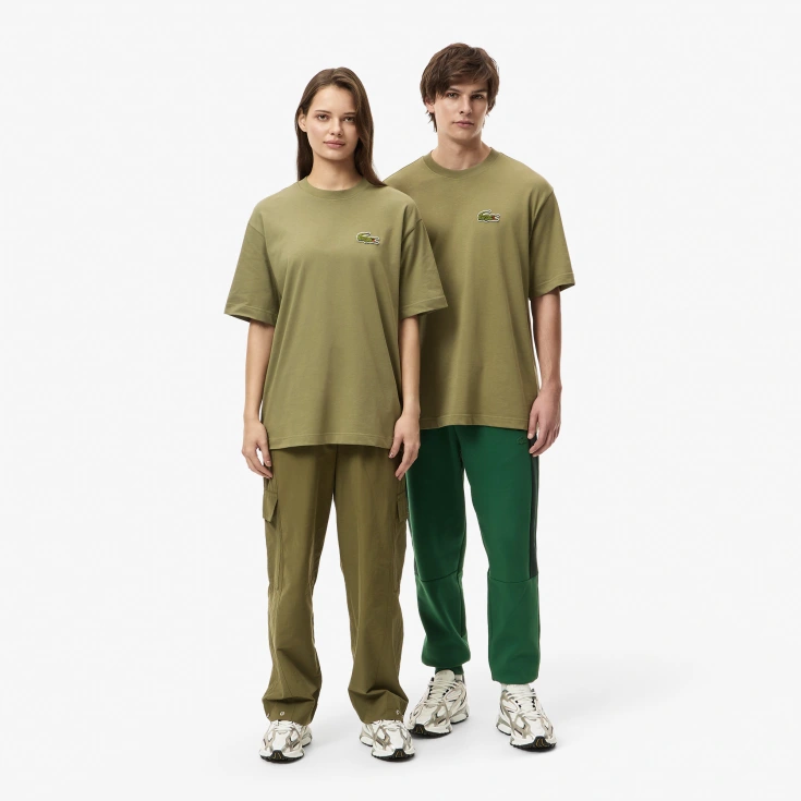 Футболка Lacoste Unisex из плотного хлопка Футболка Lacoste Unisex из плотного хлопка