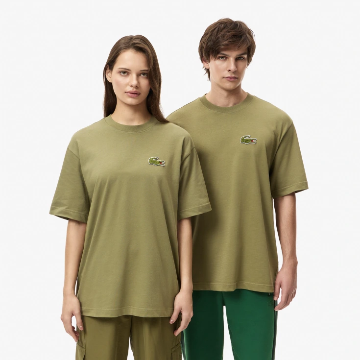 Футболка Lacoste Unisex из плотного хлопка Футболка Lacoste Unisex из плотного хлопка