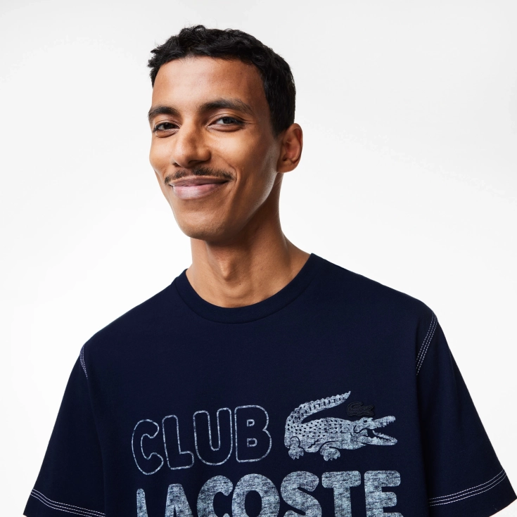 Мужская футболка Lacoste из органического хлопка Мужская футболка Lacoste из органического хлопка