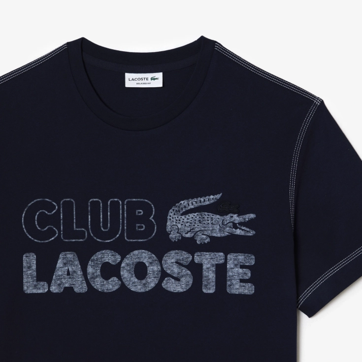 Мужская футболка Lacoste из органического хлопка Мужская футболка Lacoste из органического хлопка