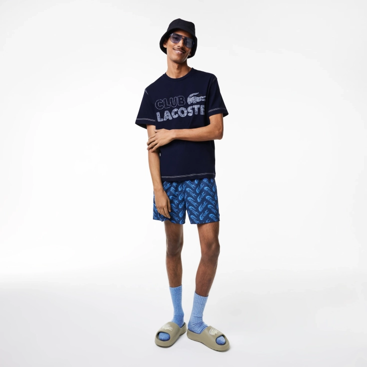 Мужская футболка Lacoste из органического хлопка Мужская футболка Lacoste из органического хлопка