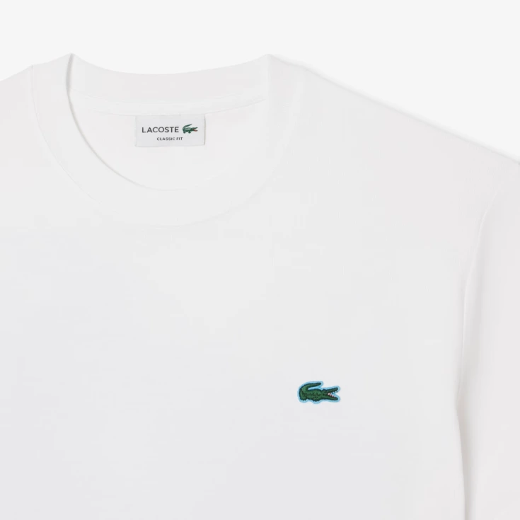 Мужская футболка Lacoste Classic Fit из органического хлопка Мужская футболка Lacoste Classic Fit из органического хлопка