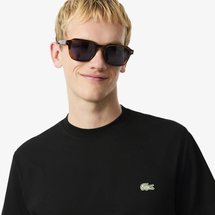 Мужская футболка Lacoste Classic Fit из органического хлопка Мужская футболка Lacoste Classic Fit из органического хлопка