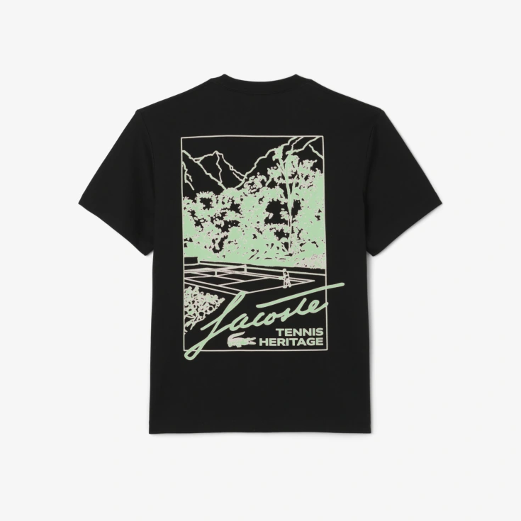 Мужская футболка Lacoste Classic Fit из органического хлопка Мужская футболка Lacoste Classic Fit из органического хлопка
