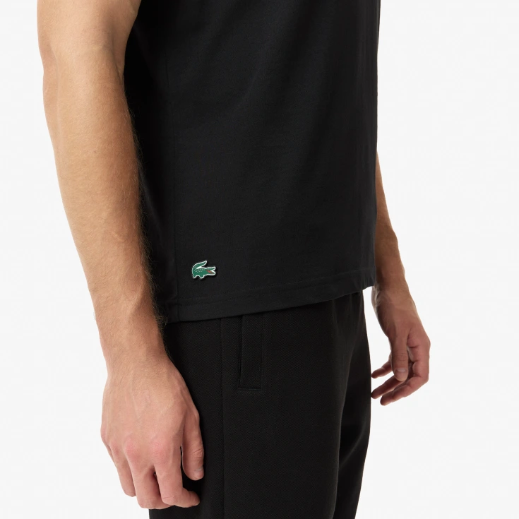 Мужская хлопковая футболка Lacoste Мужская хлопковая футболка Lacoste