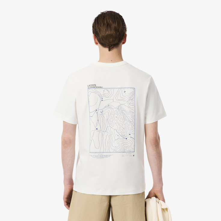 Мужская футболка Lacoste Classic Fit из органического хлопка Мужская футболка Lacoste Classic Fit из органического хлопка