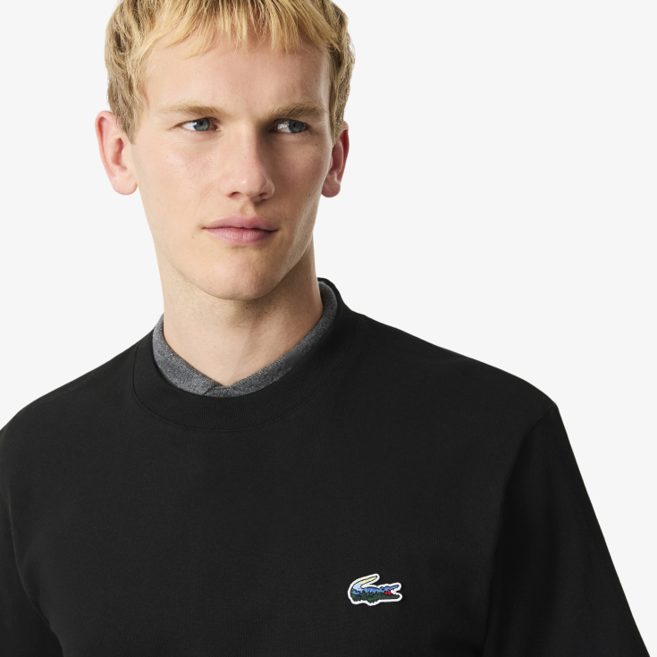 Мужская футболка Lacoste Classic Fit из органического хлопка Мужская футболка Lacoste Classic Fit из органического хлопка