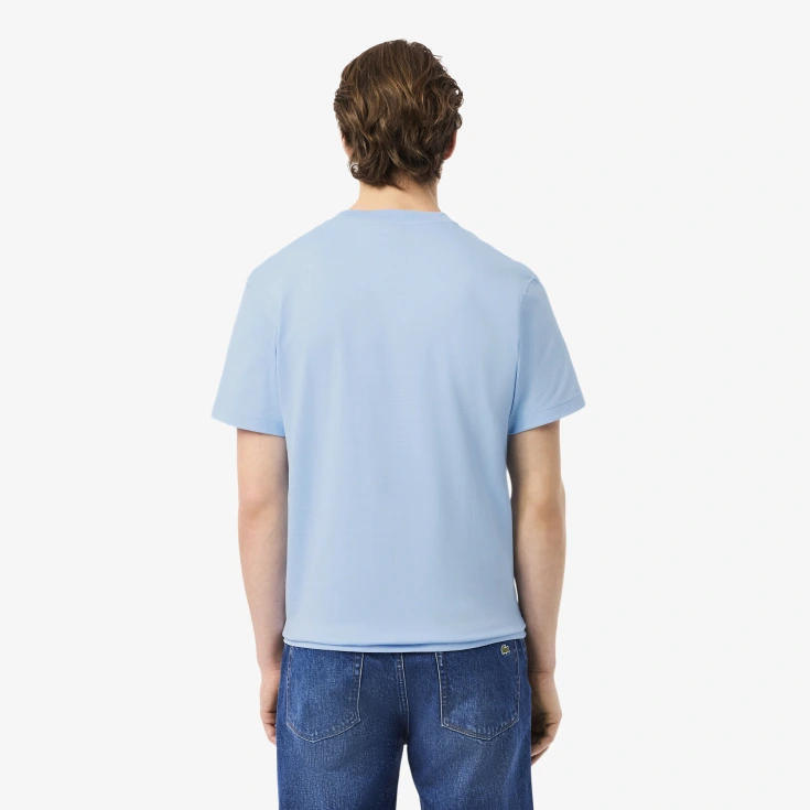 Мужская футболка Lacoste Classic Fit из органического хлопка Мужская футболка Lacoste Classic Fit из органического хлопка