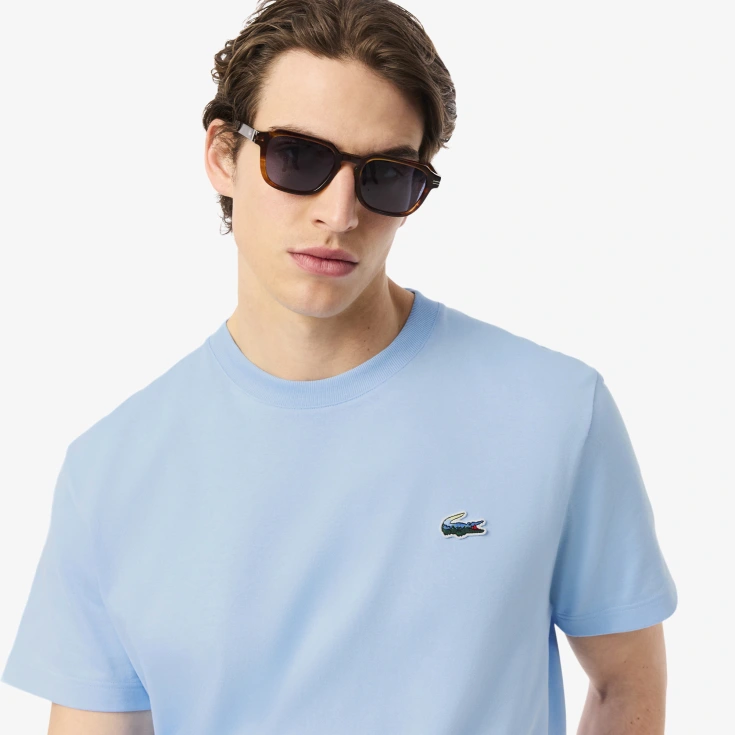 Мужская футболка Lacoste Classic Fit из органического хлопка Мужская футболка Lacoste Classic Fit из органического хлопка