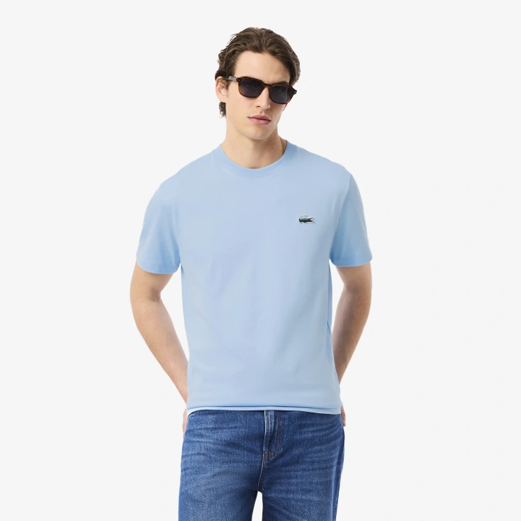 Мужская футболка Lacoste Classic Fit из органического хлопка Мужская футболка Lacoste Classic Fit из органического хлопка
